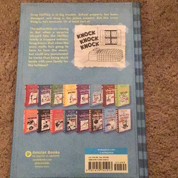 Diary of a wimpy kid “Cabin Fever” book 6 hardcover New - Picture 2 of 3